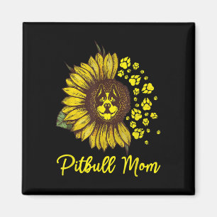 Pitbull Hund Tattoo I Liebe Mama Tattooot Lover Mo Magnet