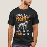 Pitbull-Hundehaar Glitter Lustiger Hund