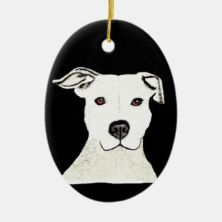 Pitbull Hundezucht Keramikornament