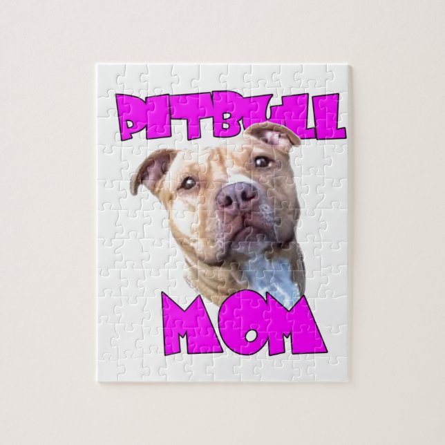 Pitbull HundMama (Vertikal)