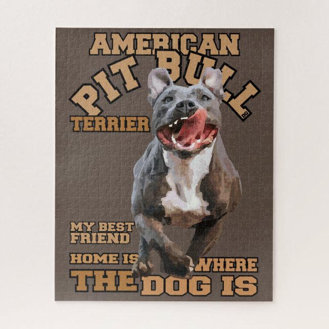 Pitbull - I Liebe Hunde (Vertikal)