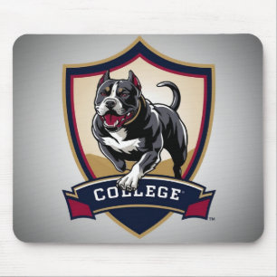 Pitbull im College: Logo Mousepad