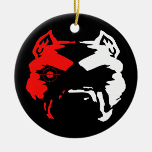 Pitbull Keramikornament