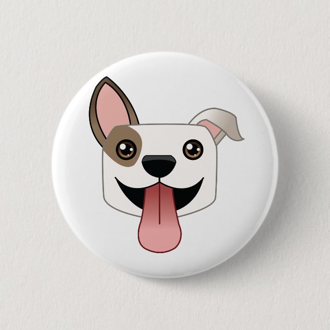 Pitbull-Knopf Button (Vorderseite)