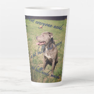 Pitbull Latte Tasse