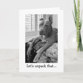 Pitbull Liebe Ich denke an Dich Karte