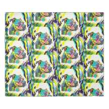 Pitbull Liebe King Size Duvet Cover