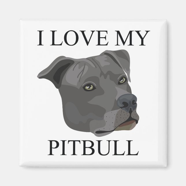 PITBULL Liebe! Magnet (Vorne)