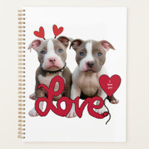 Pitbull-Liebe Planer