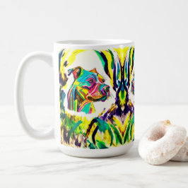 Pitbull-Liebe-Tasse Kaffeetasse