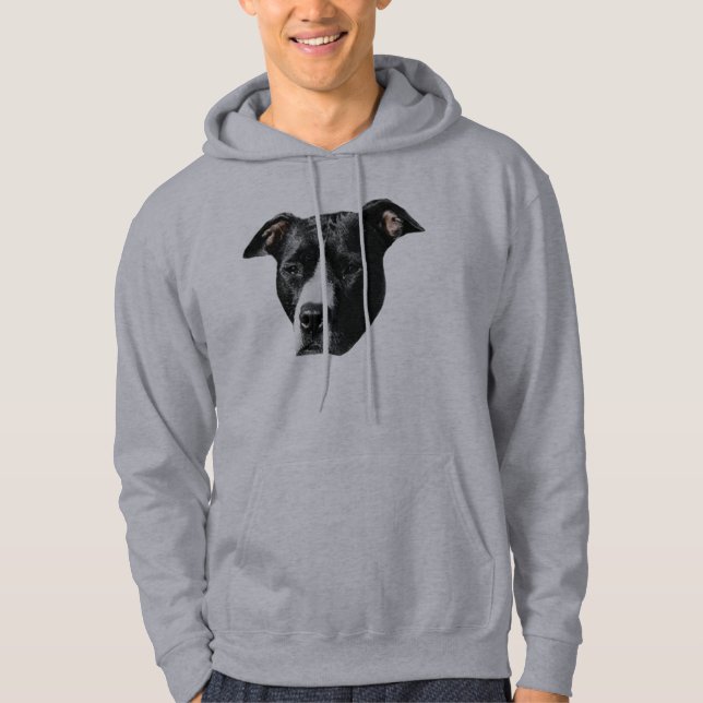Pitbull Liebhaber Hoodie (Vorderseite)