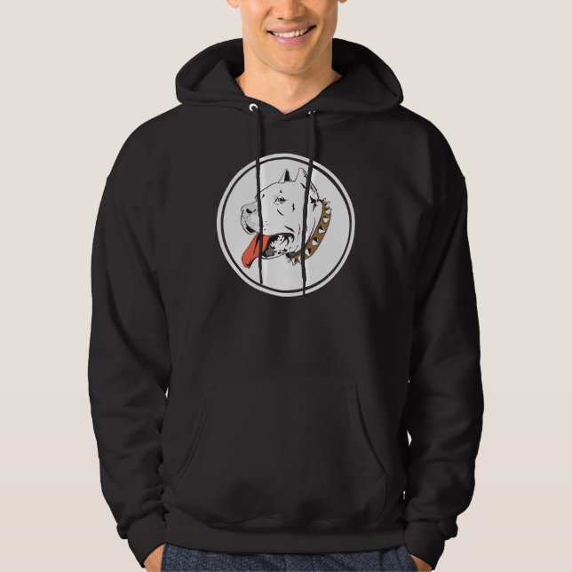 Pitbull Lover 75 Hoodie (Vorderseite)