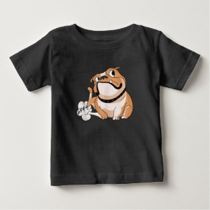 Pitbull Lover Funny Bulldog Hund Mama Lover Baby T-shirt