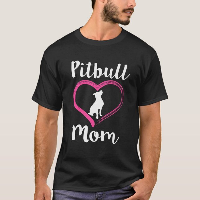 Pitbull Mama Frauen hoodie Pullover Pit Bull Gift (Vorderseite)