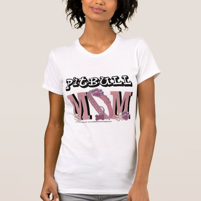Pitbull MAMA T-Shirt (Vorderseite)