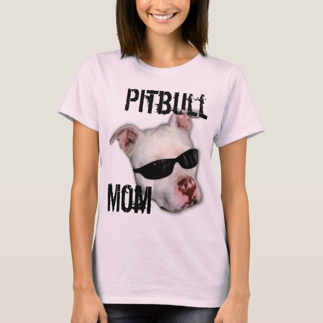 Pitbull Mama-T - Shirt (Vorderseite)