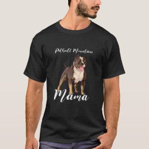 Pitbull Mountain Hunde Mama gibt Niedlich T-Shirt