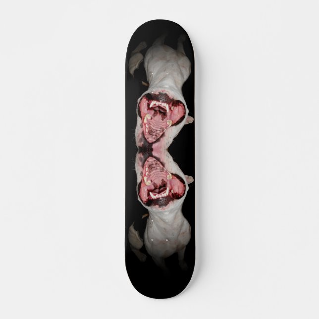 Pitbull Mund Skateboard (Vorne)
