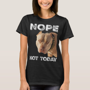 Pitbull - Non Pas Aujourd'Hui T-Shirt Pitbull Love