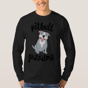 Pitbull Oma Pawma Dog Großeltern Grand Maw T-Shirt