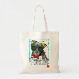 Pitbull pit bull dog christmas zu fröhlichen pitma tragetasche