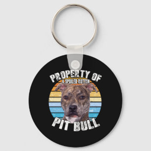 Pitbull Pit Bull Pittie Brindle Besitzer Liebhaber Schlüsselanhänger