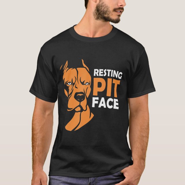 Pitbull Pitbull Pitbull T-Shirt (Vorderseite)