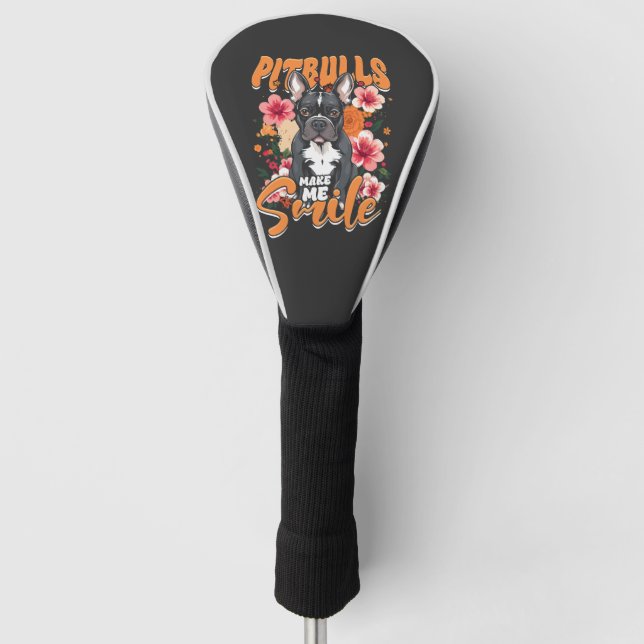 Pitbull Pitbulls Golf Headcover (Vorderseite)