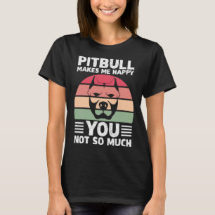 Pitbull Pittie Vater Welpe Dog Mama Ladys Pit Bull T-Shirt