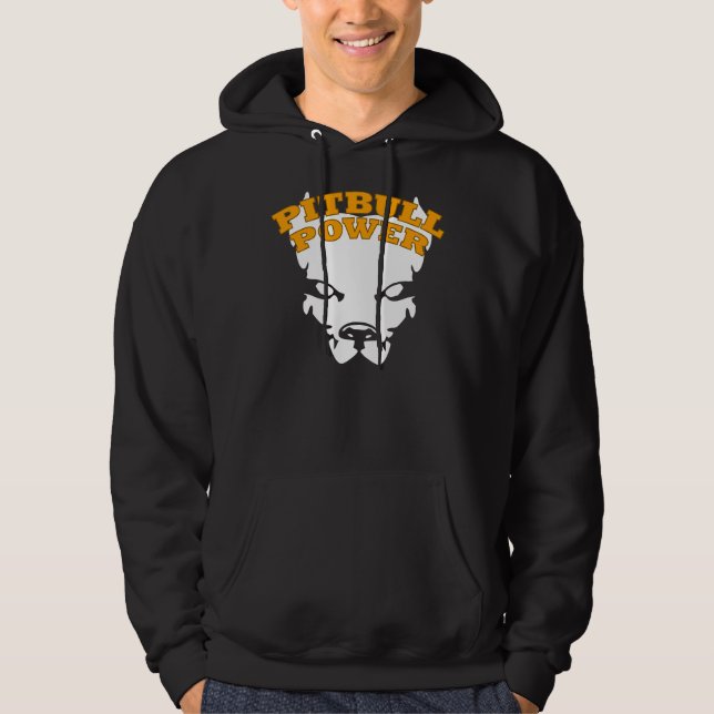 Pitbull Power Fight Dog Kickboxing Boxing Mixed Ma Hoodie (Vorderseite)