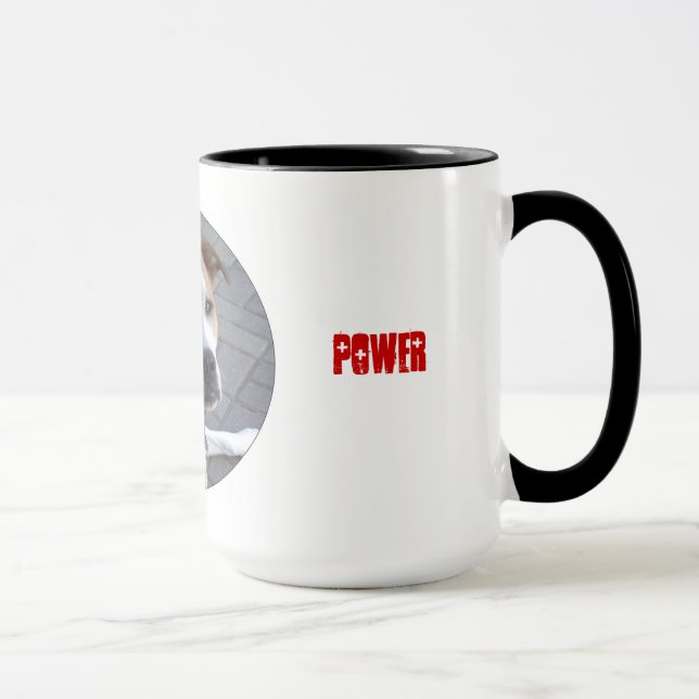 Pitbull Power Tasse (Rechts)