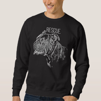 Pitbull Rescue Dog Adoptier Dont Shop Rette Pitbul Sweatshirt