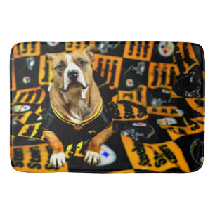 Pitbull Rescue Dog Fanatic Badematte
