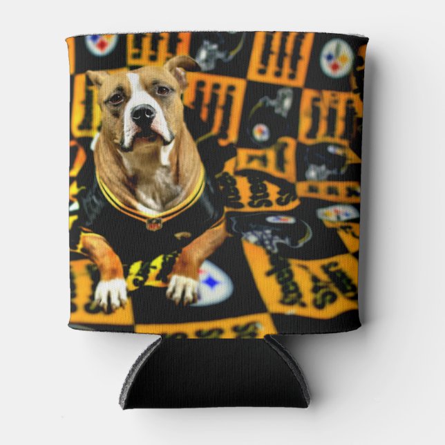 Pitbull Rescue Dog Fanatic Dosenkühler (Vorderseite)