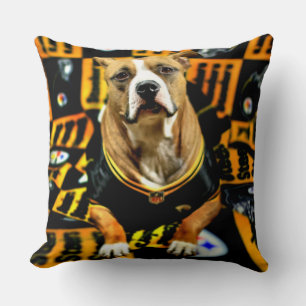 Pitbull Rescue Dog Fanatic Kissen