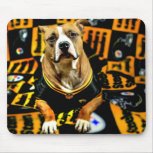Pitbull Rescue Dog Fanatic Mousepad