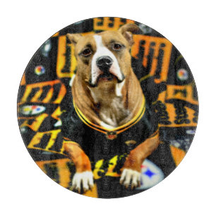 Pitbull Rescue Dog Fanatic Schneidebrett