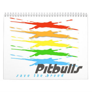 Pitbull retten den Zuchtkalender Kalender