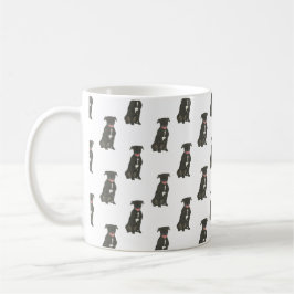 Pitbull Staffy (schwarz) Kaffeetasse