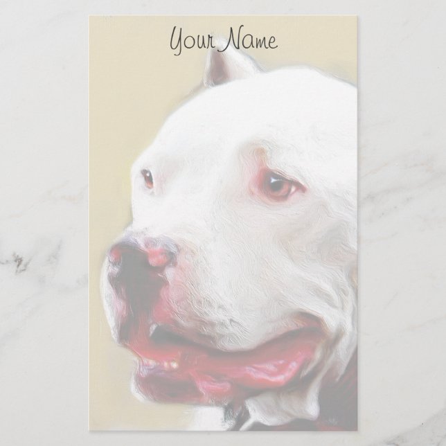 Pitbull stationär briefpapier (Vorderseite)