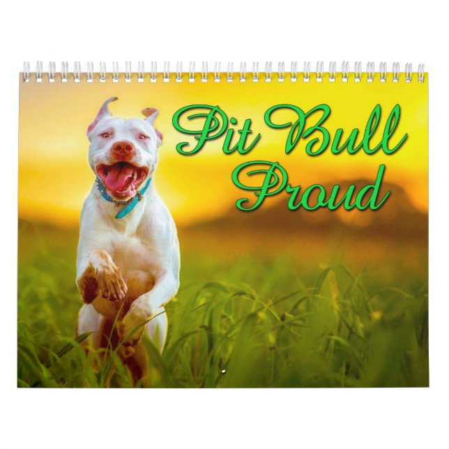 Pitbull stolz kalender (Titelbild)