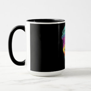 Pitbull Terrier Hundekopf Tasse