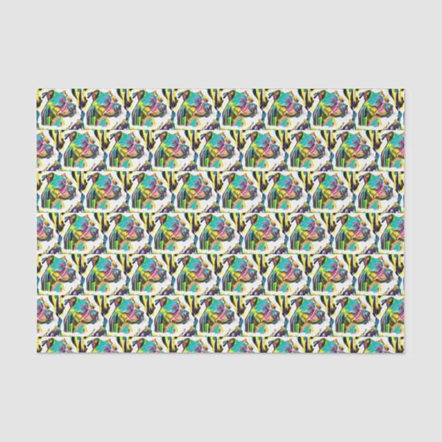 Pitbull Tissue Paper Seidenpapier (Vorderseite)