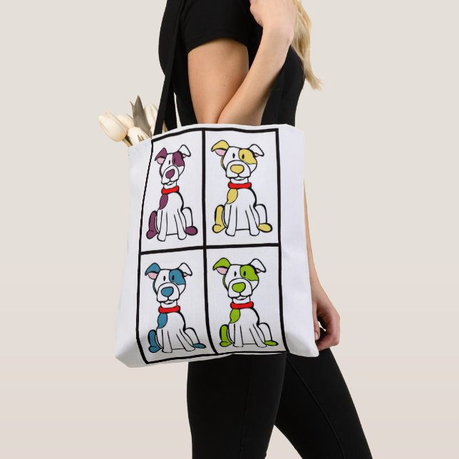 Pitbull Tote Bag Tasche (Von Nahem)
