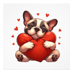Pitbull Valentinstagsgeschenke Fotodruck