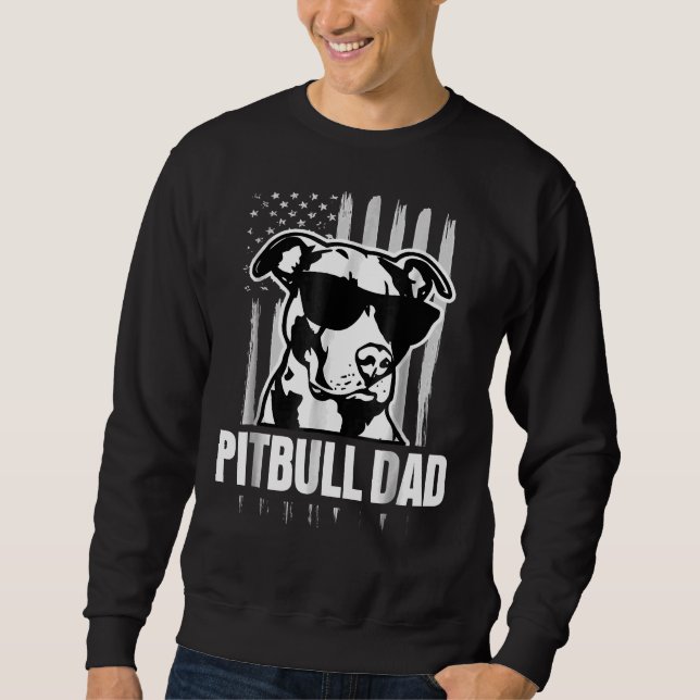 Pitbull-Vater 36 Sweatshirt (Vorderseite)