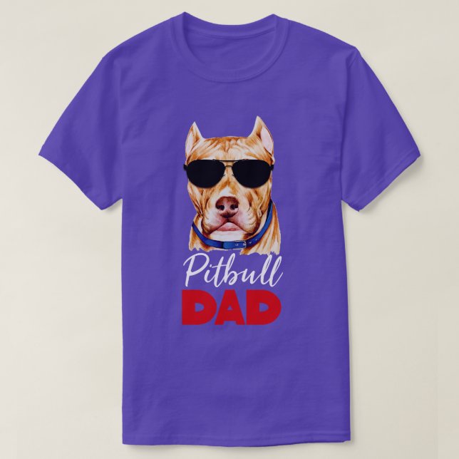 Pitbull-Vater T-Shirt (Design vorne)
