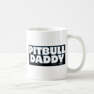 PITBULL VATI Schwarz-Hintergrund Kaffeetasse