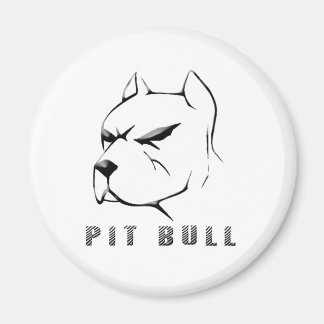 Pitbull zeichn magnet