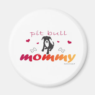 PitBullBlkWtMommy Magnet